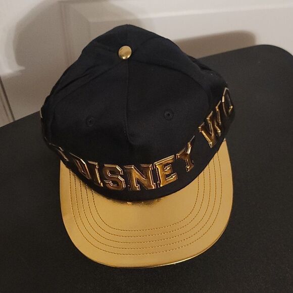 BRAND NEW DISNEY PARKS WALT DISNEY WORLD BELLE OF THE BALL BRONZE GOLD LOGO CAP - Picture 8 of 15